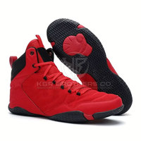 Chaussures de boxe professionnelles avec semelle extérieure en caoutchouc non marquant Chaussures de boxe avec ajustement ergonomique pour le confort et la performance