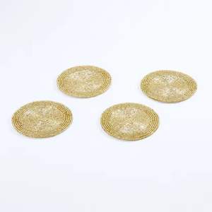 Posavasos con cuentas de plástico de calidad superior, forma hexagonal y redonda para alfombrillas y almohadillas de calidad - Product Image 6