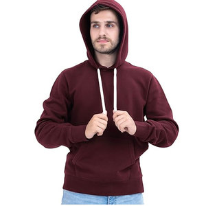 Sudadera con capucha de lana de Color granate Sudadera con capucha de etiqueta privada Sudadera con capucha personalizada Suave y cómoda Sudaderas CON CAPUCHA DE siguiente nivel hechas a medida - Product Image 2