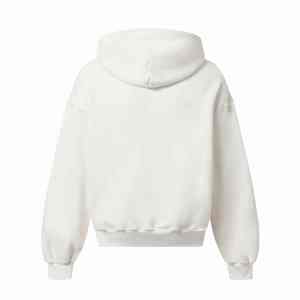 Sweat à capuche zippé Elite de luxe haut de gamme avec logo personnalisé pour hommes, impression bouffante, 350 g/m², hiver, impression brodée, sweat à capuche surdimensionné pour hommes - Product Image 3