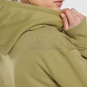 เสื้อฮู้ดสวมหัวสำหรับผู้หญิงไซส์ใหญ่พิเศษดีไซน์แบบกำหนดเอง - Product Image 5