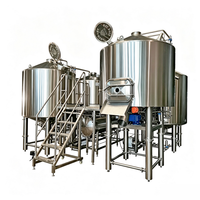 Système de brasserie automatisé 15BBL 4V pour brasserie artisanale en croissance