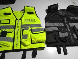 Gilet de sécurité fluorescent avec maille réfléchissante pour les équipes de construction et de sécurité des travaux routiers - Product Image 2