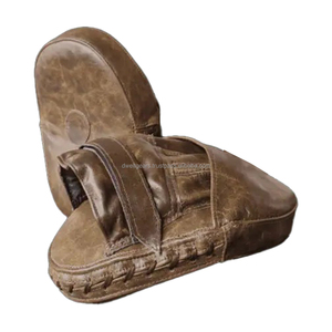 Premium Quality Boxing <b>Focus</b> <b>Pads</b> Leather Mitts Punch <b>Pads</b> Custom Logo Manufacturer Pakistan - Product Image 3