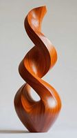 Sculptures en bois uniques pour la décoration de la maison, fabriquées à partir de matériaux naturels pour une ambiance chaleureuse