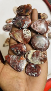 AAA grado 100% Natural Crazy encaje ágata mezcla forma multicolor personalizado piedras preciosas sueltas joyería hacer colgante al por mayor a granel - Product Image 2