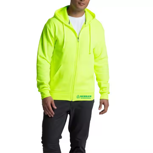 Sweat-shirts à fermeture éclair unisexes sur mesure, 100% coton molletonné/éponge française, haute qualité, meilleur prix, respirant, séchage rapide - Product Image 3
