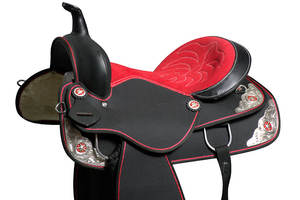 Silla de Montar Shyam Ligera de Cordura Sintética para Carreras de Barriles y Doma Ecuestre - Product Image 5