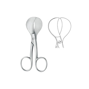 Ciseaux ombilicaux à lame droite en acier inoxydable de qualité supérieure Instruments chirurgicaux réutilisables pour la gynécologie obstétrique - Product Image 6