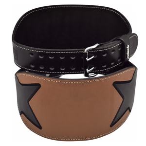 Cinturón de cuero negro y marrón para hombre, ropa de gimnasio para Fitness, novedad, elegante, personalizado, nuevo diseño - Product Image 1