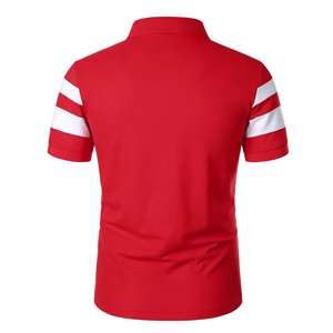 Vente en gros de t-shirts polo pour hommes, nouveaux vêtements décontractés, couleur personnalisée 100% coton, t-shirts à manches courtes anti-rides pour hommes, polo - Product Image 4