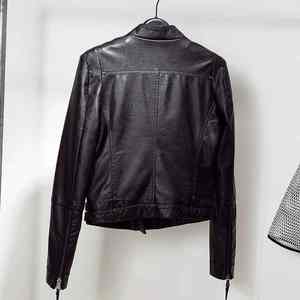 Veste de sport décontractée personnalisée pour femmes grande taille en cuir nouveauté imperméable avec doublure en fausse laine et nylon spandex - Product Image 6