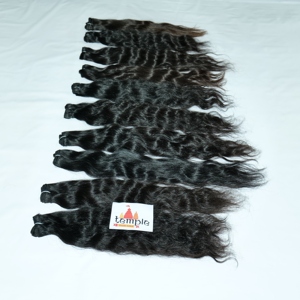 Natural Color Cuticle Aligned Chemical Processing None Indian Temple Remy Virgin Human Hair Bundle Black Women High Quality 100g - Product Image 5