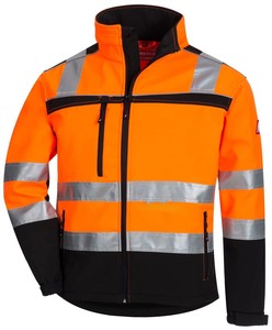 Chaqueta de seguridad de alta visibilidad para hombre, poliéster con cinta reflectante, ropa de trabajo, abrigo de cordura de alta visibilidad para carretera y obra. - Product Image 2