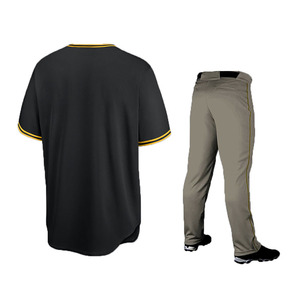 Uniformes de baseball de haute qualité logo personnalisé fabricant de gros nouveau style d'uniformes de baseball du meilleur matériel - Product Image 2