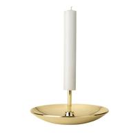 Bougeoir à étrier en or antique pour table, support décoratif en laiton avec base d'équilibre, pour chandelier