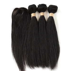 มัดผมมนุษย์เกรด12A 10A ผมตรงบราซิลเลียน - Product Image 3