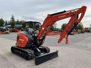 รถขุด Kubota U55-5 มือสอง ขนาด 5 ตัน รถขุดตีนตะขาบขนาดเล็ก พร้อมเครื่องยนต์ Laidong ปั๊มไฮดรอลิก Eaton เกียร์  ขาย - Product Image 6
