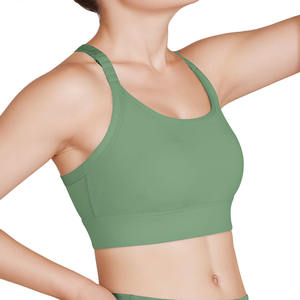 Hot New Women's Sports Bra Confortable High-Impact Fitness Workout Gear Respirant Seamless Design Front Simple pour Yoga Gym - Product Image 5