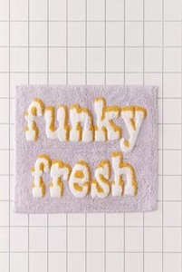 Funky Wording 100% algodón alfombrilla de baño con mechones a mano suave diseño moderno alfombrilla de baño para uso doméstico venta al por mayor - Product Image 3