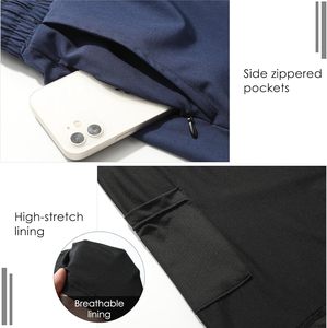 Shorts de sport pour homme personnalisés, couleur unie, style décontracté, été, anti-transpiration, avec poche, 100% polyester, logo, écologiques - Product Image 5