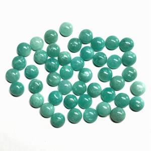 Cabochon certifié IGI de 7mm de qualité AAA Amazonite naturelle pierres précieuses en vrac semi-précieuses pour la fabrication de bijoux prix de gros - Product Image 5