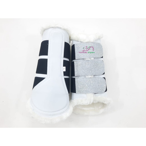 Mosaic Impex Botas de cepillado de piel de neopreno con estilo duradero de alta calidad Equipo ecuestre equino Productos de confianza para el cuidado de los caballos - Product Image 2