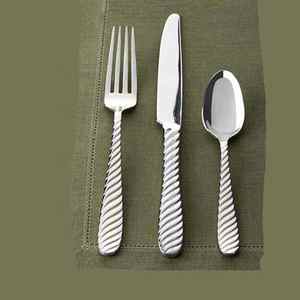 Vintage Design Handle Stainless Steel Cutlery Set <b>Mirrored</b> Stainless Material Durable for Daily Dining Special Occasions - Product Image 2