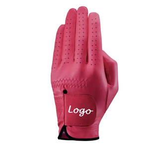 Gants de golf confortables respirants tendance qualité Cabretta cuir Logo personnalisé adulte et durable gant de golf en peau de mouton à coupe haute - Product Image 1