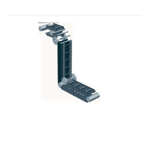 Transportador de cinta modular con tacos para paredes laterales para plantas de fabricación Longitud y altura ajustables para un manejo optimizado del flujo de materiales - Product Image 1