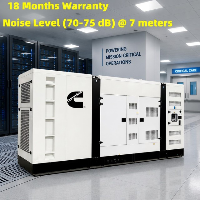 200 350 500 800 kW Super Silent Diesel Generator Set CE Certified 50 60Hz Industrial Backup Power ATS Parallel Ready