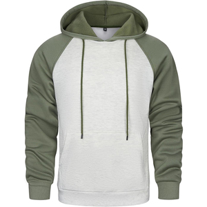 Sweat-shirt à capuche en molleton tricoté 100% coton avec logo personnalisé pour hommes, hiver - Product Image 1