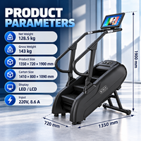 Steplimmeur Commercial BN pour Entraînement Cardio, Écran Tactile Intelligent, Robuste, Simulateur d'Escalade