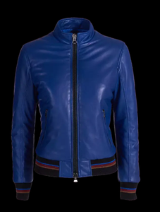 แจ็กเก็ตหนังสำหรับผู้หญิงเสื้อแจ็กเก็ตหนังสตรีทแวร์ - Product Image 2