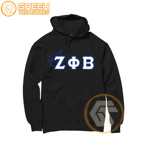 Zeta Phi Beta personnalisé sweat à capuche brodé en molleton de coton sororité pull de haute qualité vêtements grecs sweats à capuche pour femmes - Product Image 4