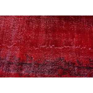 Alfombra Turca Vintage, Alfombra Decorativa de 3x5.6 pies (90x172 cm), Alfombra de Lana con Diseño de Plantas y Árboles Rojos - Product Image 4