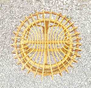 เก้าอี้ไม้สานสไตล์วินเทจทำจากหวายสำหรับห้องรับประทานอาหารสำหรับร้านอาหารร้านกาแฟ - Product Image 2