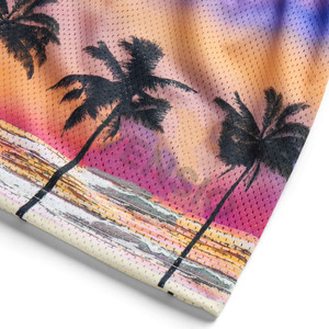 High Quality Breathable Quick Dry Men Basketball 100% Polyester Sublimation Double <b>Layer</b> Custom Logo Mesh Shorts Pockets Elastic - Product Image 2