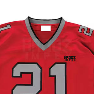 Vente en gros à bas prix Maillot de football américain Logo imprimé personnalisé Design Maillot de football américain - Product Image 5