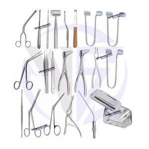 Juego de instrumentos quirúrgicos ENT 21 piezas SMR/herramientas de septoplastia para caja de resección submucosa INSTRUMENTOS DE ACERO INOXIDABLE - Product Image 5