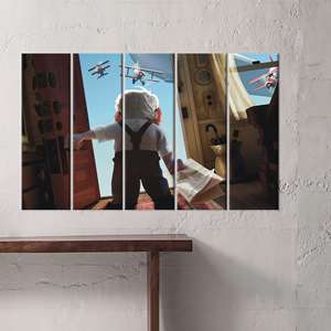 งานศิลปะบนผ้าใบพิมพ์ลาย: การ์ล เฟรดริกเซน เดคคอร์, ศิลปะติดผนังลายการ์ตูน,5P:Gallery Wrapped - Product Image 1