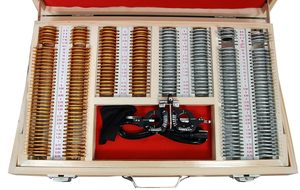 MARS MANUFACTURE TRIAL LENS SET BOX EQUIPO OFTÁLMICO CON ESTUCHE DURO DE MADERA .. - Product Image 3