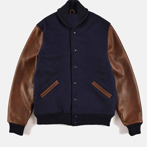 2026 Hot Sale Logo Embroidery College Baseball Men's Jacket Letterman Customized Color Style CollegeBaseballjacket for men - Product Image 1