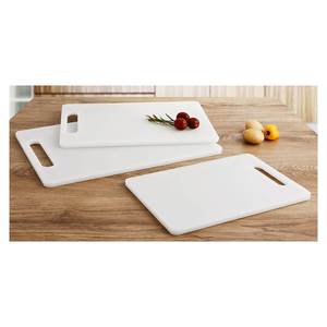 Planche à découper en plastique Bisetti TG25151 25x15cm, bloc à découper blanc - Product Image 2