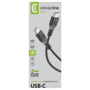 Cable de Alimentación USB-C Negro de 0.12m, Cable de Datos USBDATACUSBC CK - Product Image 2