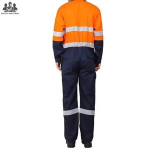 Overoles de Trabajo de Seguridad de Poliéster Transpirable Personalizados al por Mayor, Reflectantes, Anti-Químicos, Impermeables, de Alta Calidad, Unisex - Product Image 2