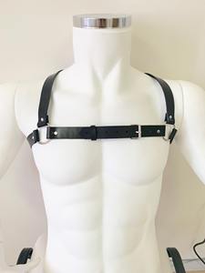 X Back <b>Men</b> H- Front <b>Harness</b> <b>Leather</b> Adjustable to Fit Most Common Chest Sizes Reliable Hardware Color Grain MHS-0002 - Product Image 4