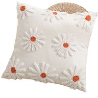 Housses de coussin en coton tissé rafraîchissant de haute qualité pour canapés et lits, motifs imprimés lumineux, oreillers décoratifs, style moderne et simple pour la maison