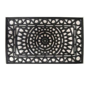 Wholesale Hotel <b>Rubber</b> Hollow Anti Slip Washable Thick Dust Control Entrance <b>Floor</b> Mat Durable Bulk Supply - Product Image 1