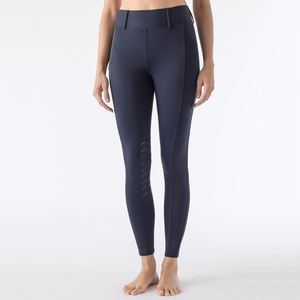 Culottes d'équitation pour femmes de haute qualité en polyester/spandex respirant avec logo personnalisé, vente en gros OEM, pantalons d'équitation - Product Image 1